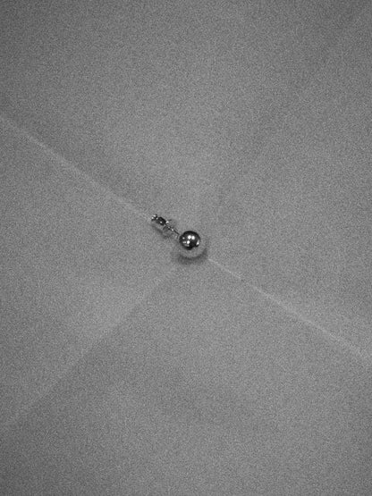 [Small article] Alazan piercing (1 piece) "Quietly floating silver grains"