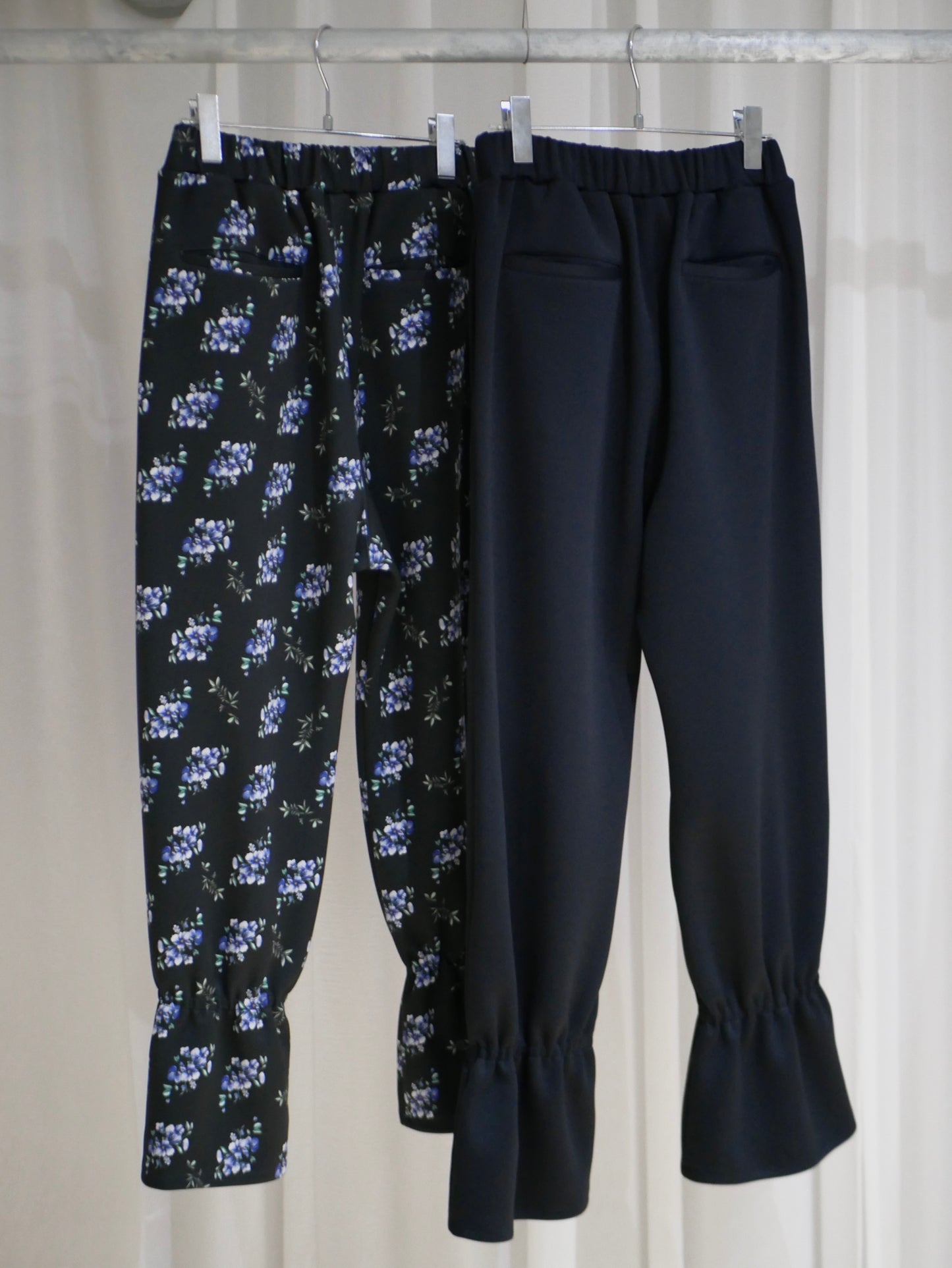 6B.【全額支払い】Louise flare hem pants〔louise〕【受注販売】Black