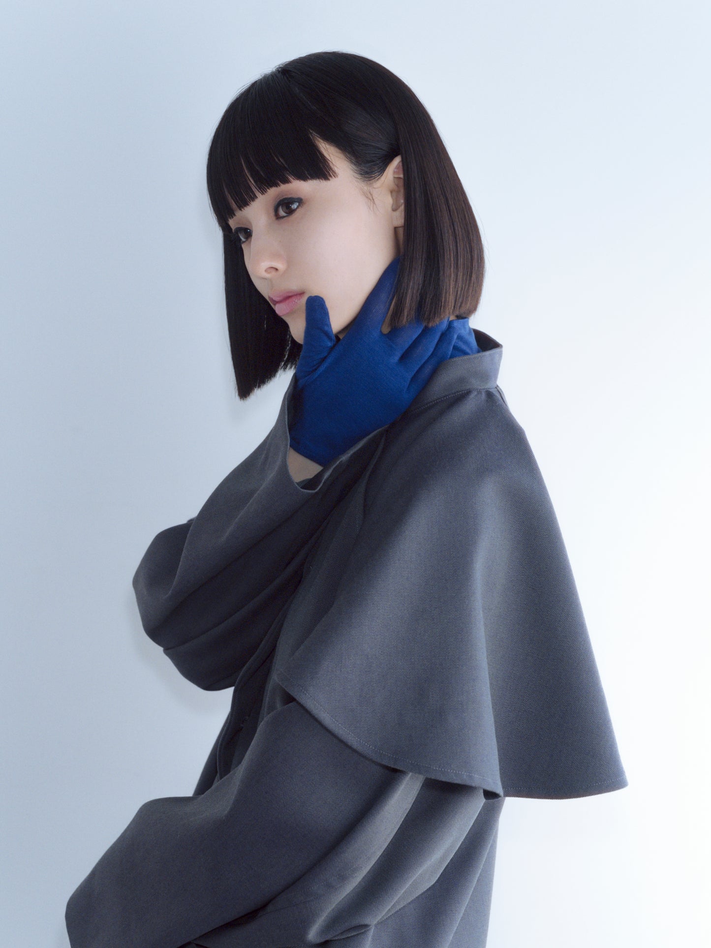 〔rich〕Boyish flare coat・original wool