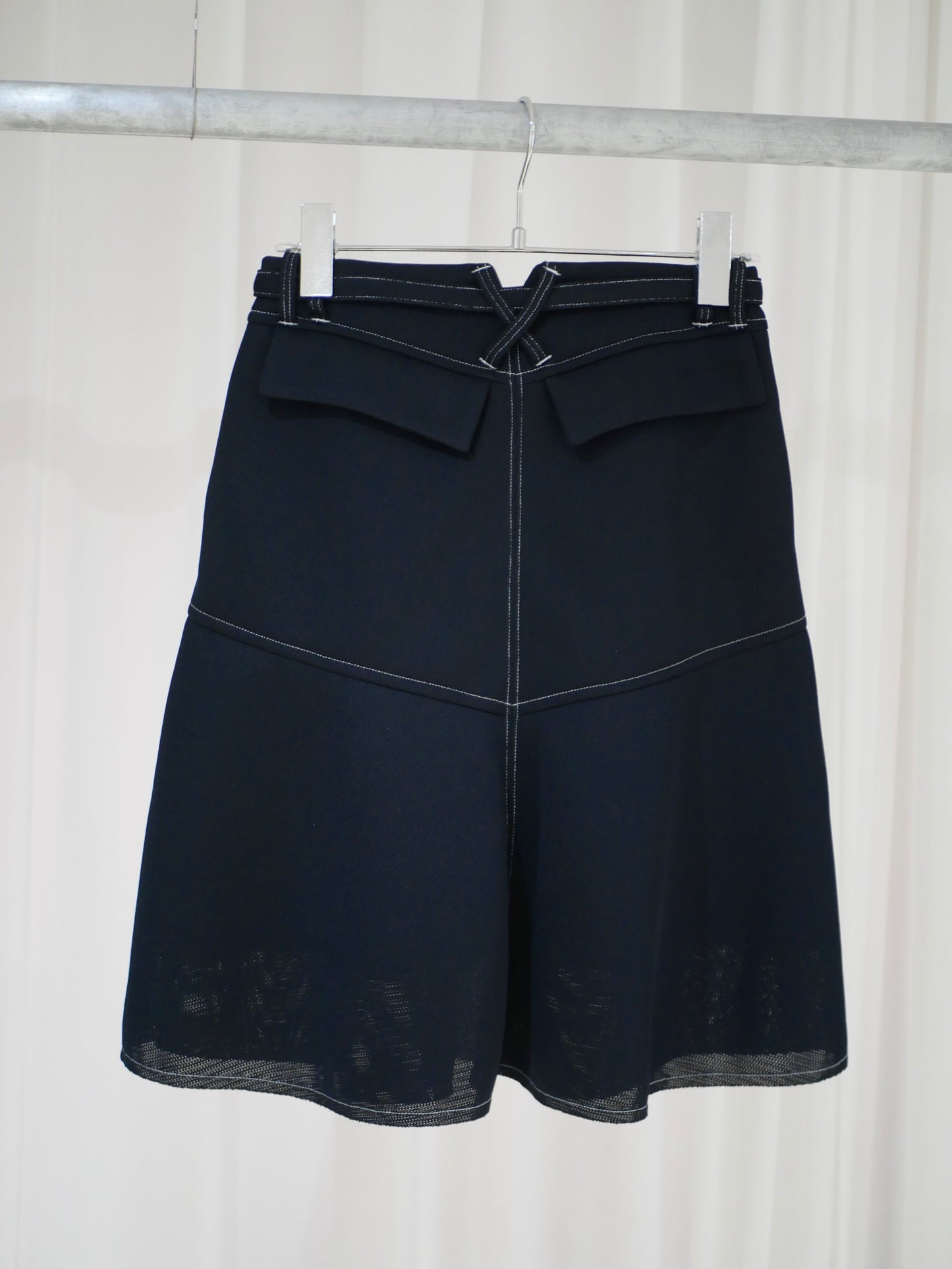 9,【全額支払い】Air mesh flare skirt〔plain〕【受注生産】