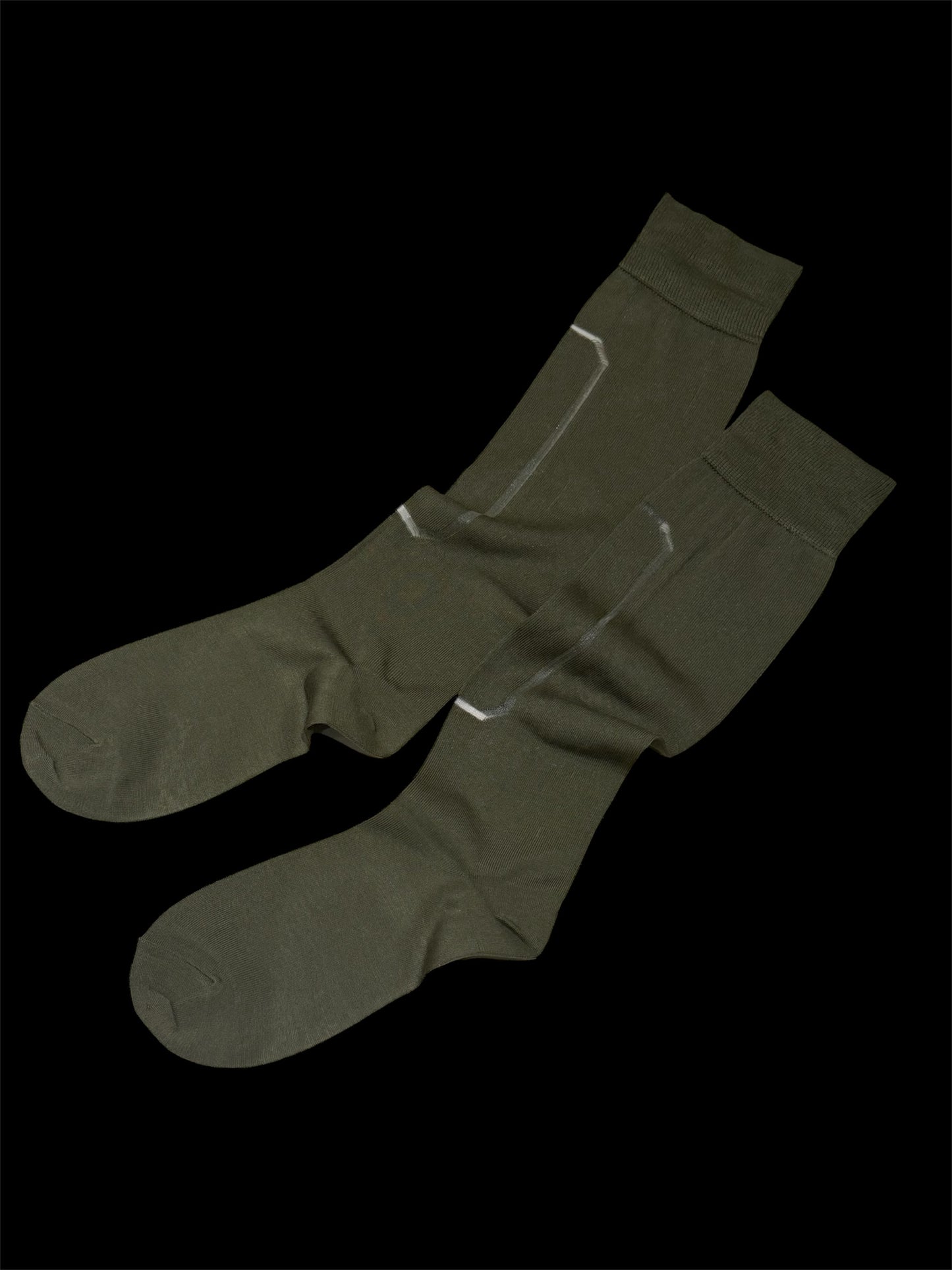 50% off [plain] Frame high socks "A quiet frame for your feet"