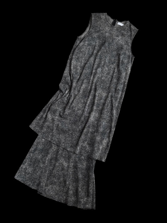 ◼︎See-through layered dress 〔plain〕