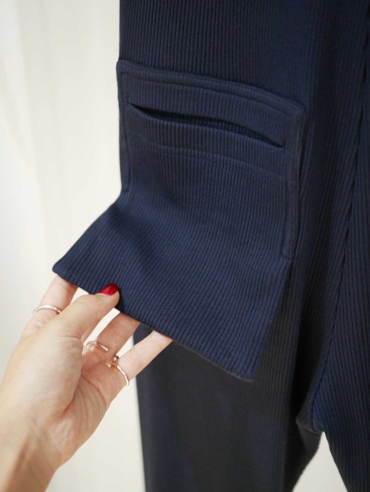 6,【全額支払い】Bare rib jumpsuit〔plain〕【受注生産】