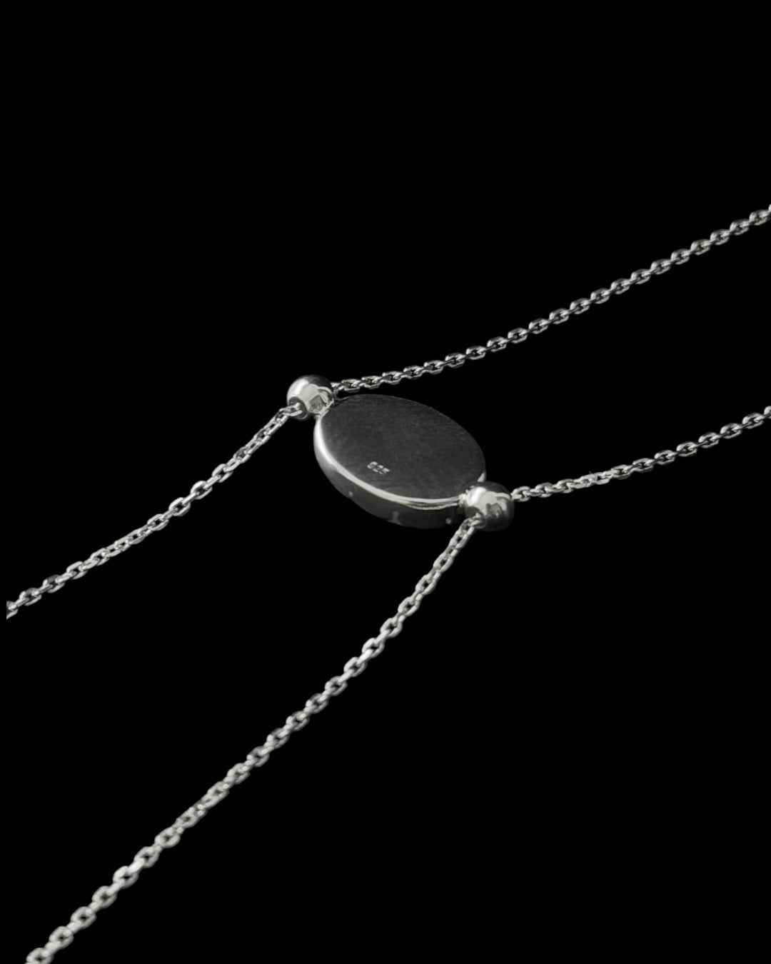 【受注生産〜6/30迄受付】〔small article〕Chain onyx・crystal necklace