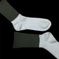 50% off [plain] Two-tone wool rib socks "Add a touch of color to your winter feet"