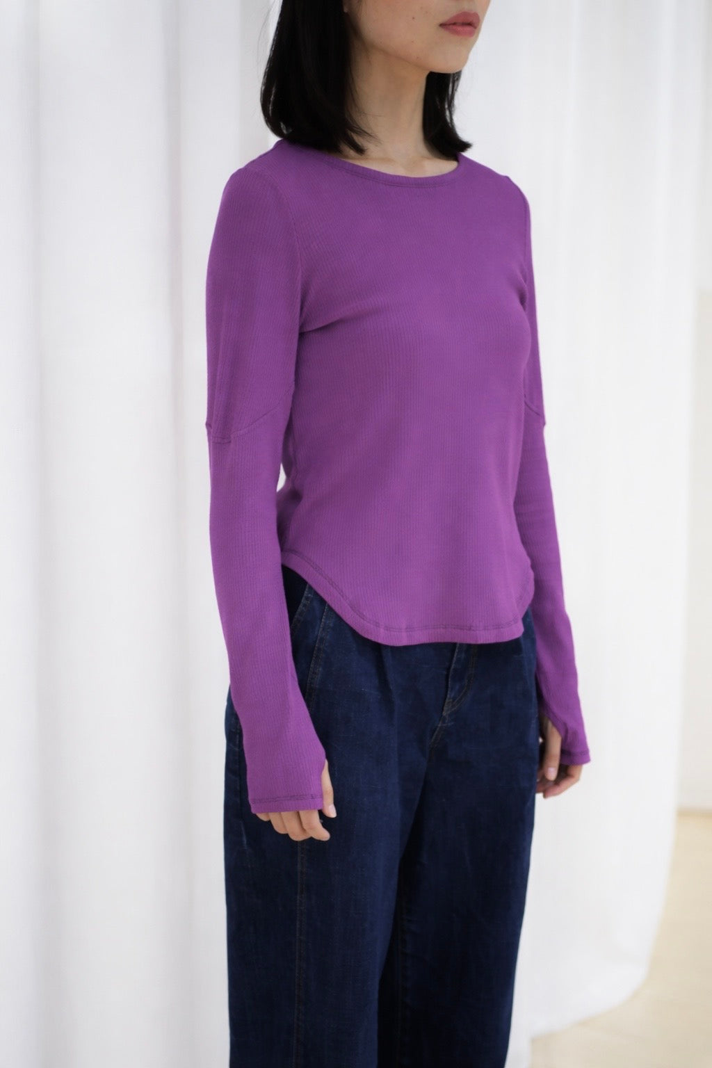 〔louise〕Rib inner tops「仕立ての良いシンプルインナー」