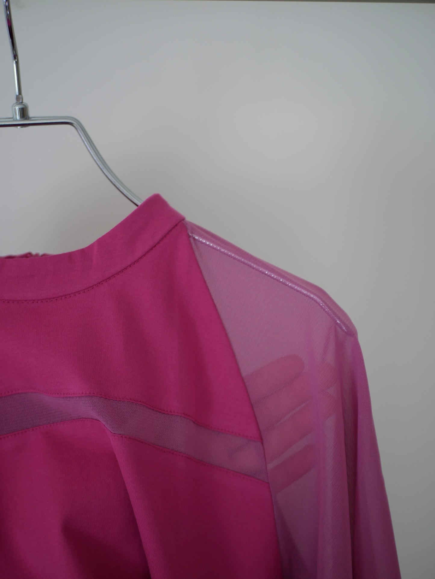 〔plain〕See-through T blouse「Tシャツとブラウスの間」