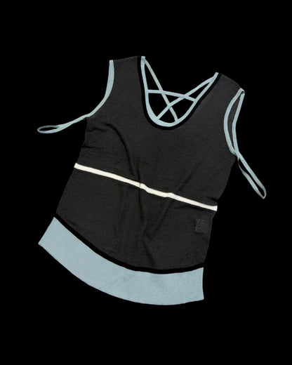 〔rich〕Tank top knit vest「日本画から着想を得て」