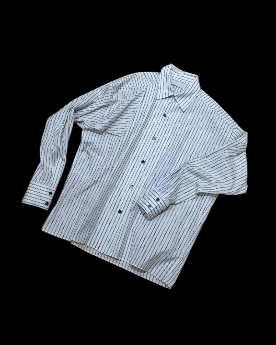 【未使用に近い】ritsukokarita/A Hook blouse/ネイビー 24AW Collection – RITSUKO KARITA