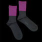 50% off [plain] Two-tone wool rib socks "Add a touch of color to your winter feet"