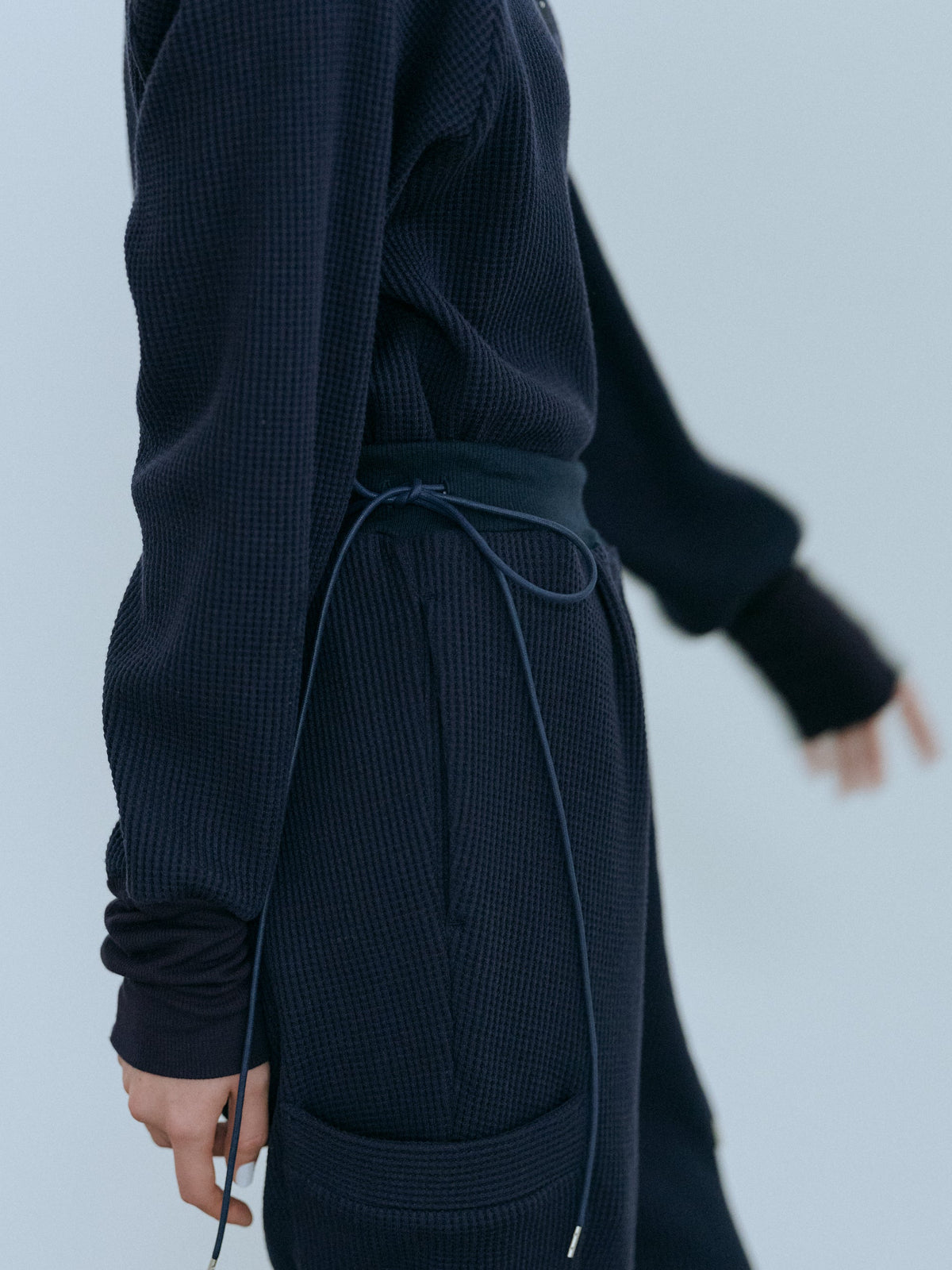 〔louise〕Hook thermal tops