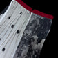 〔rich〕Collage print pleats skirt「断片の中をすべる風」
