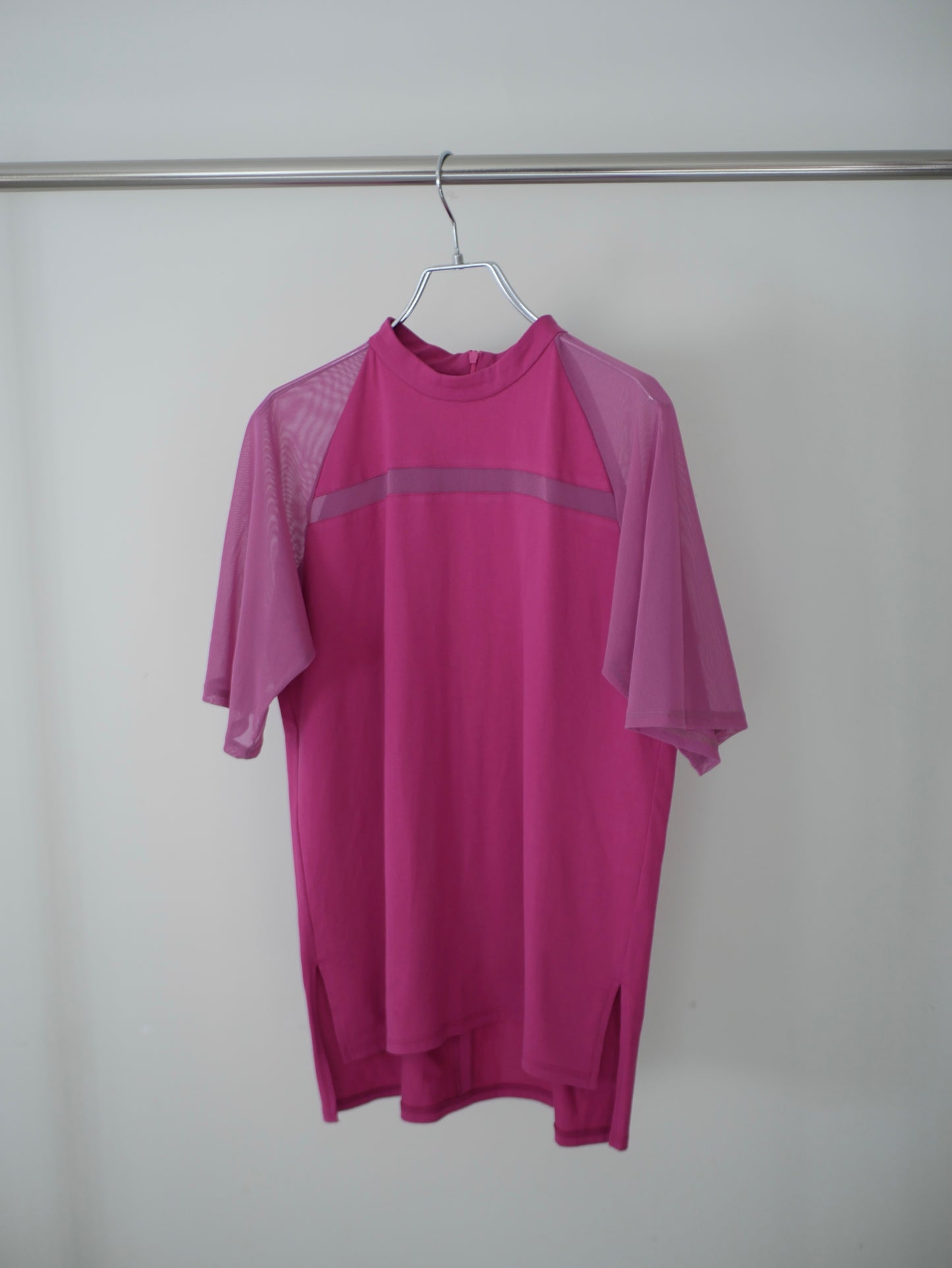 〔plain〕See-through T blouse「Tシャツとブラウスの間」