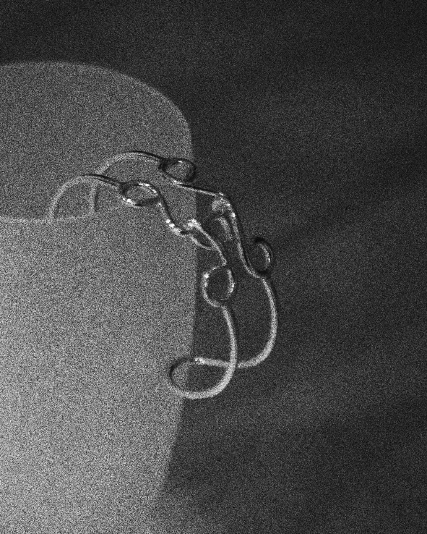 [Made to order - orders accepted until December 31st] Silver Hook Bangle [small article] "Defining a hook as jewelry"