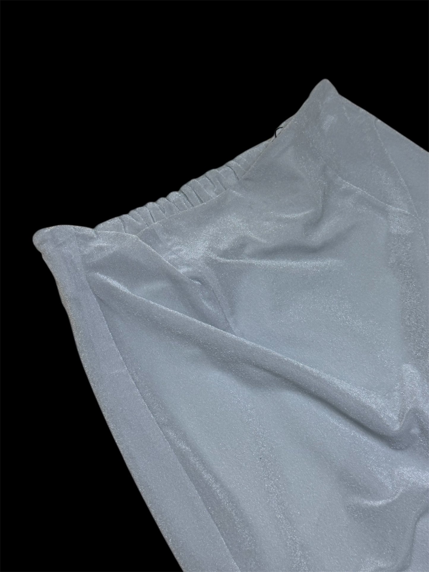 〔plain〕Sheer velour slit skirt「足元に静かな余白」