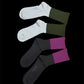 50% off [plain] Two-tone wool rib socks "Add a touch of color to your winter feet"