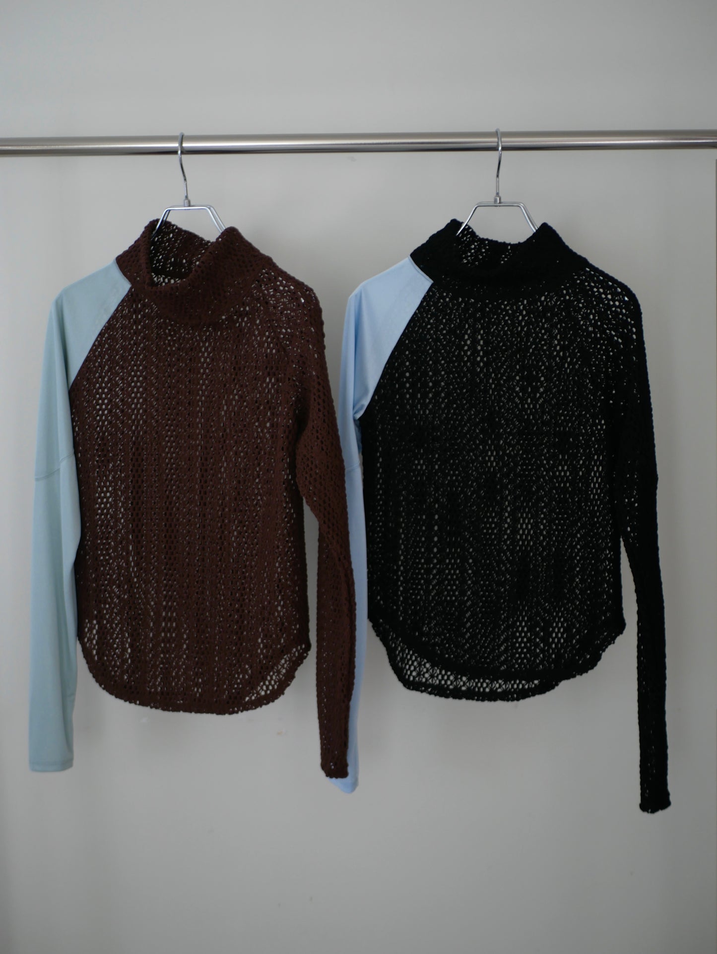 ◼︎Mesh two tone tops〔rich〕