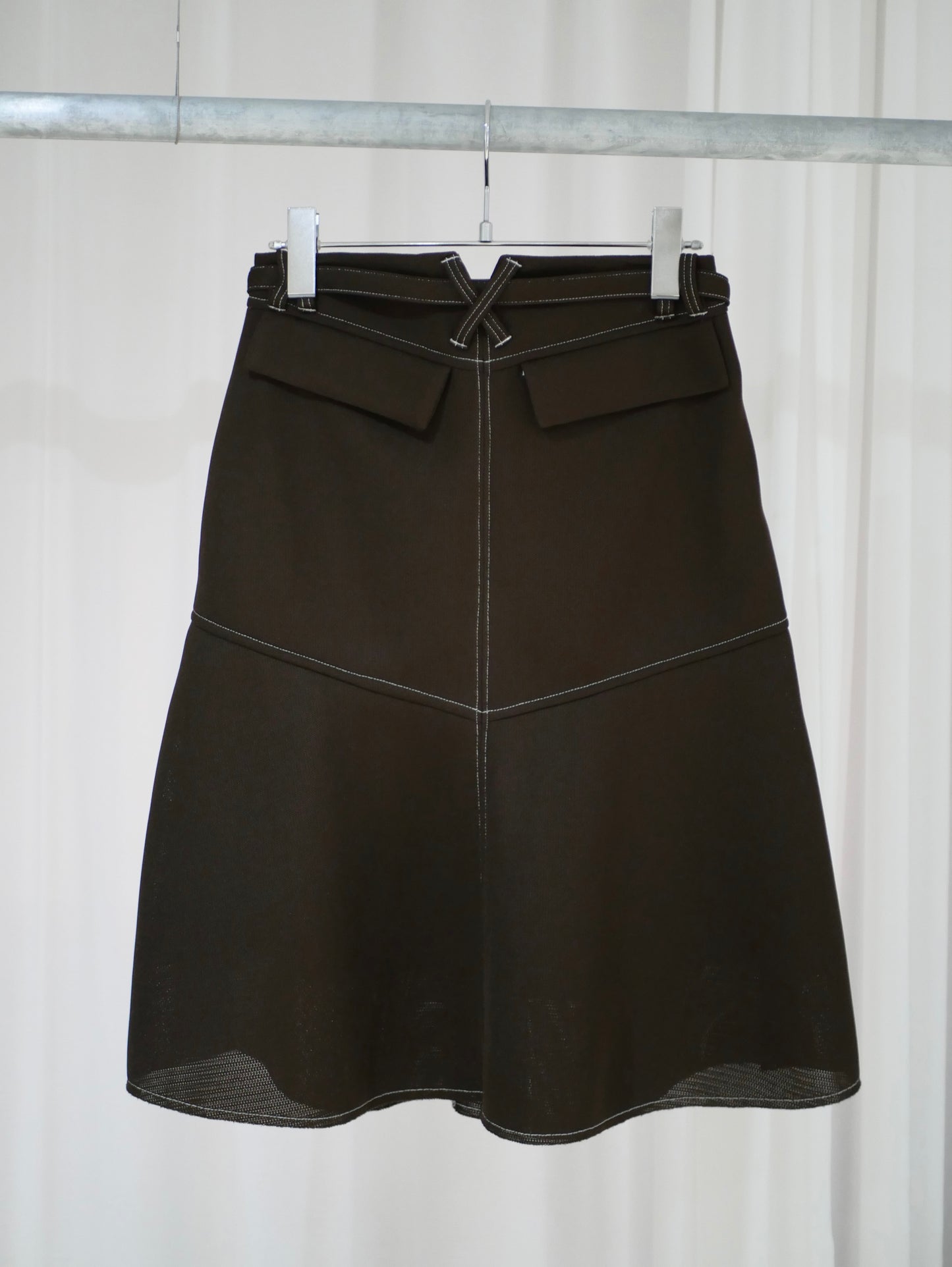 9,【全額支払い】Air mesh flare skirt〔plain〕【受注生産】