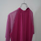 〔plain〕See-through T blouse「Tシャツとブラウスの間」
