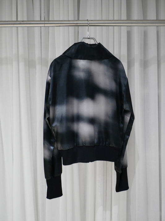 ◼︎Short print blouse〔rich〕