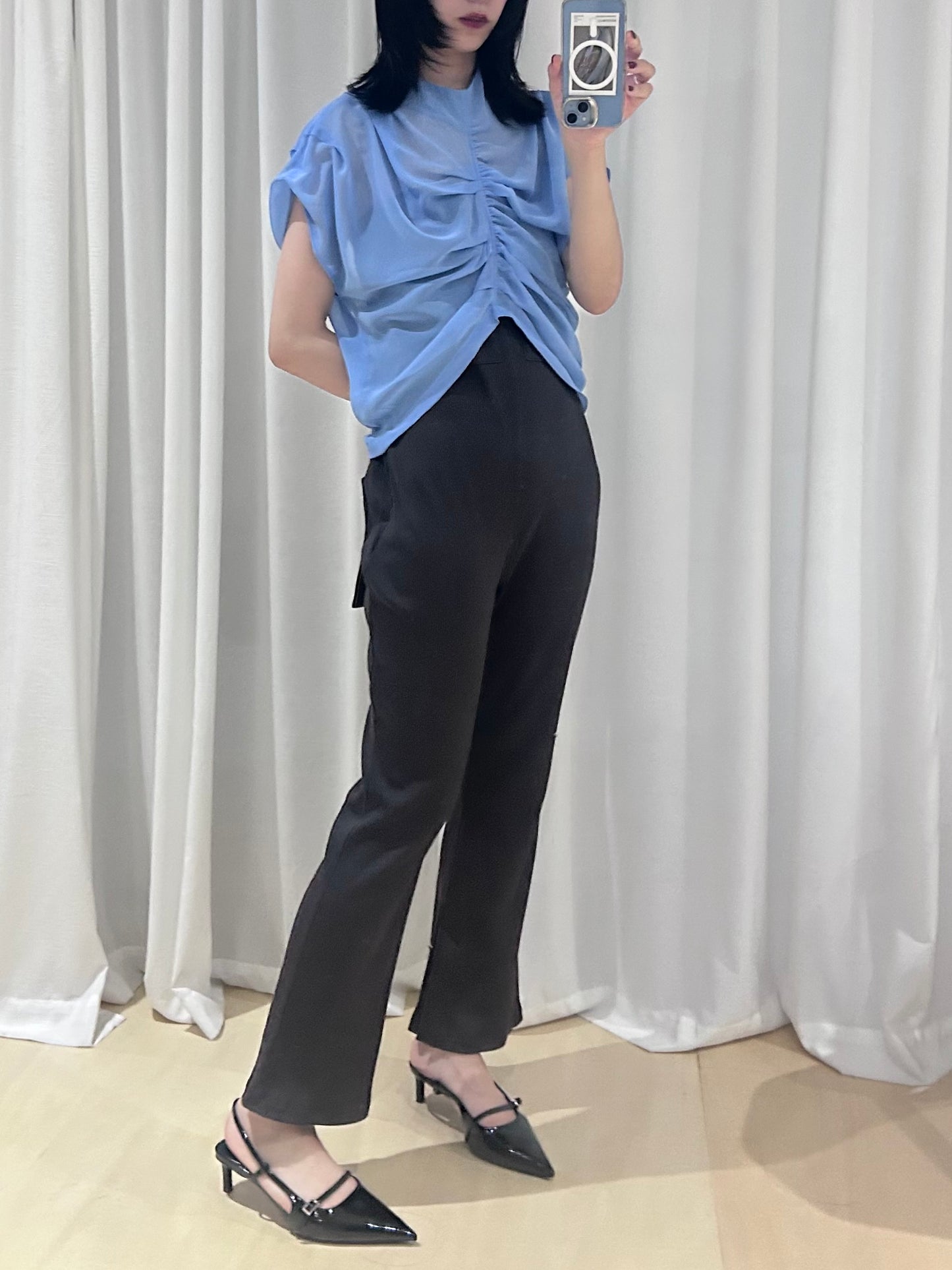 6,【全額支払い】Bare rib jumpsuit〔plain〕【受注生産】