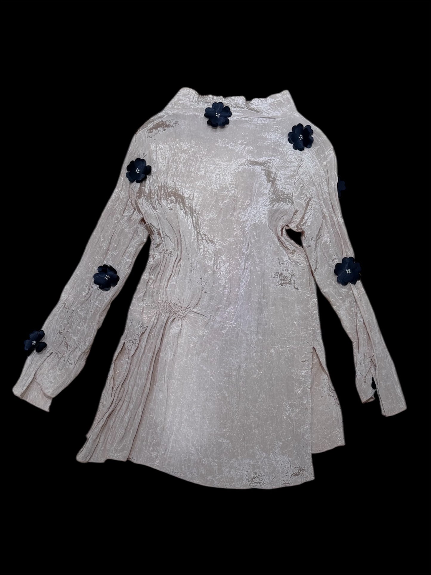 【Last one】〔rich〕Flower long sleeve tops 【One of a kind】「ひとつだけの咲く形」