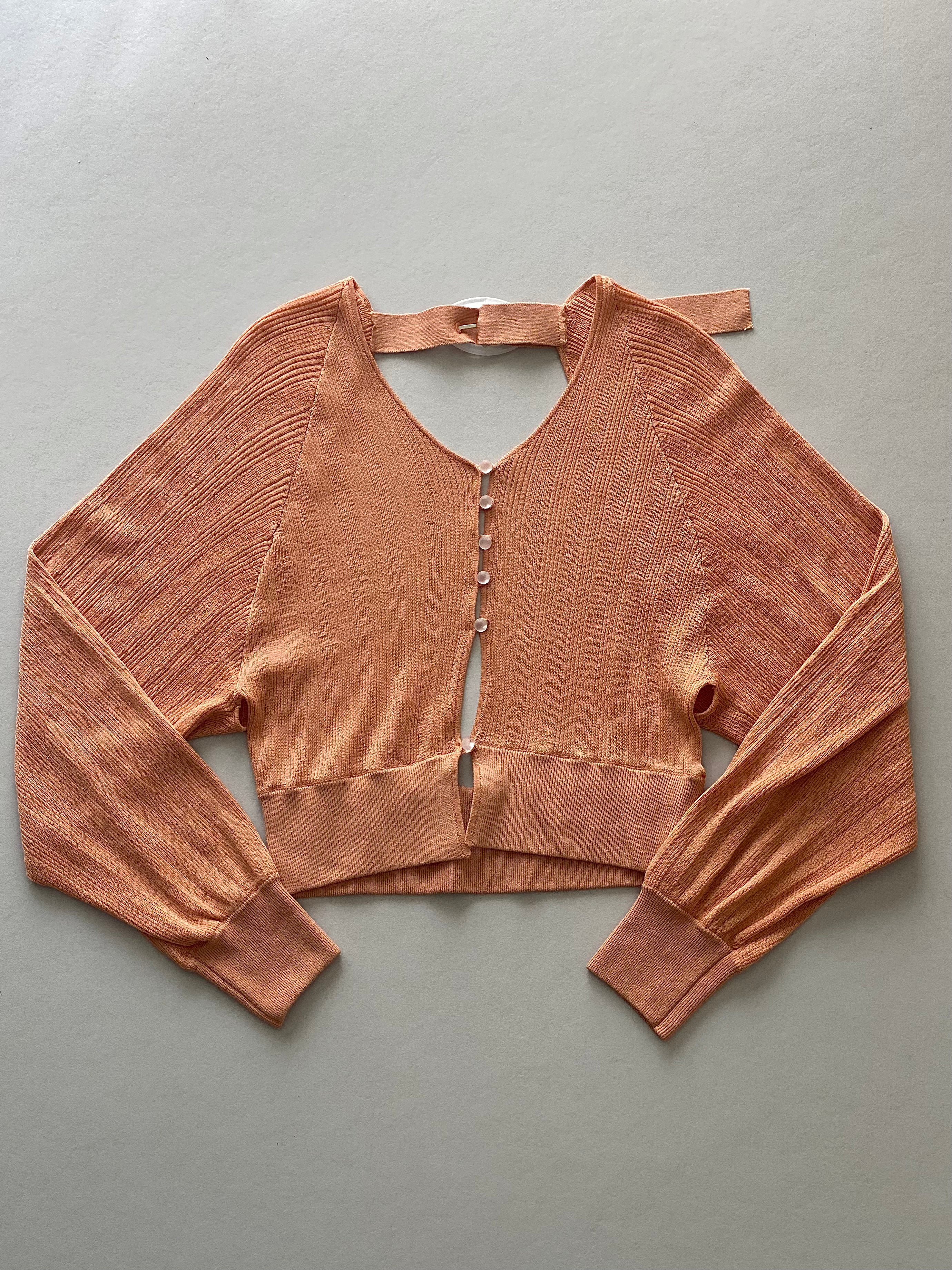トップス RITSUKO KARITA sherbet sleeve cardigan 60%off〔plain〕sherbet sleeve cardigan – RITSUKO KARITA