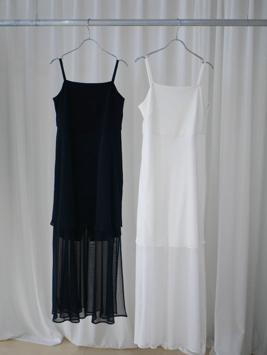 6.〔内金50％支払い〕 Sheer half jump suit〔plain〕【受注生産】