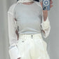 〔plain〕Arm cape tops〔cover〕「肌を透かす軽やかさ」