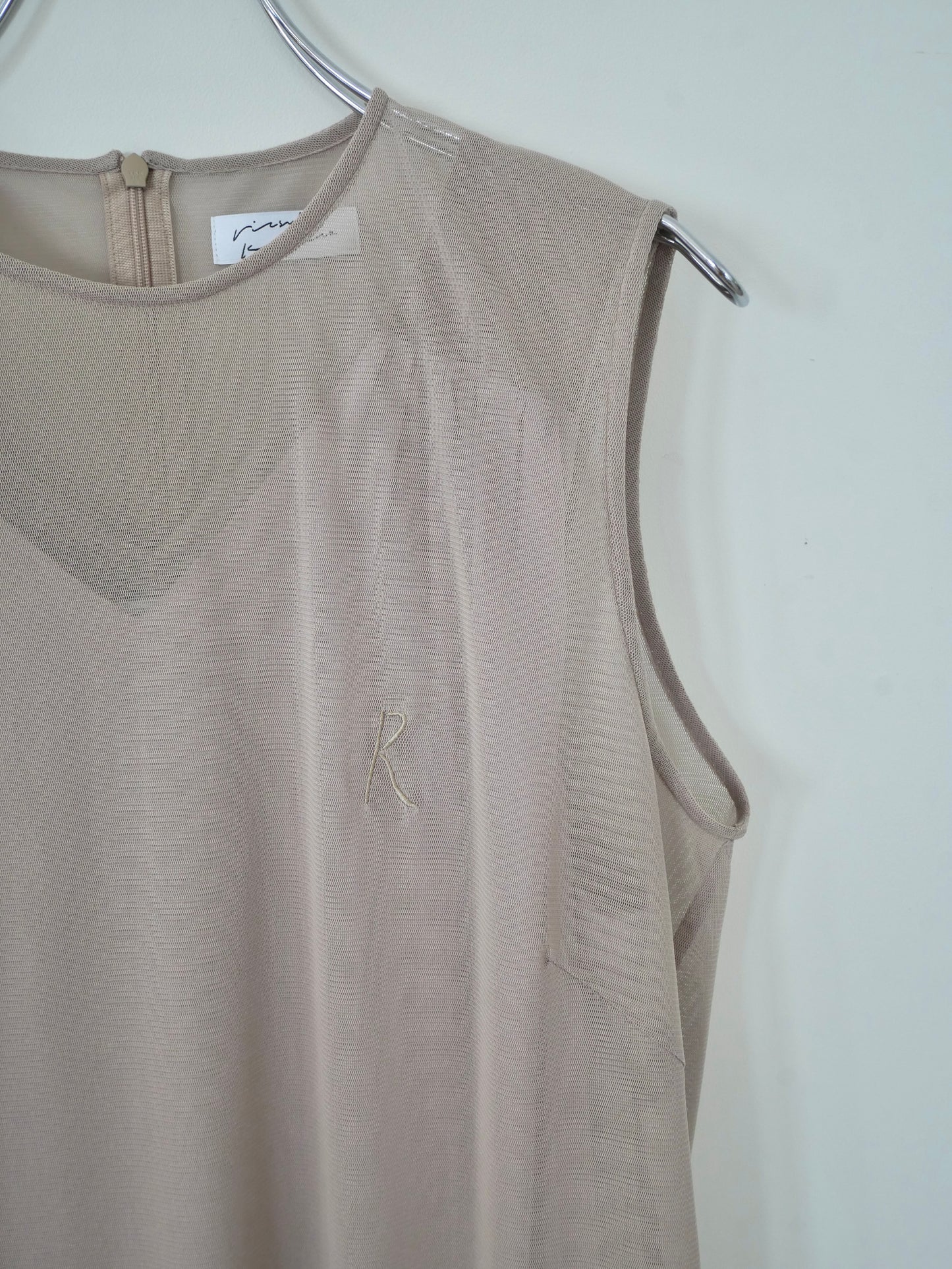 [Last one] [plain] See-through layered dress "A dress that blends into your skin"