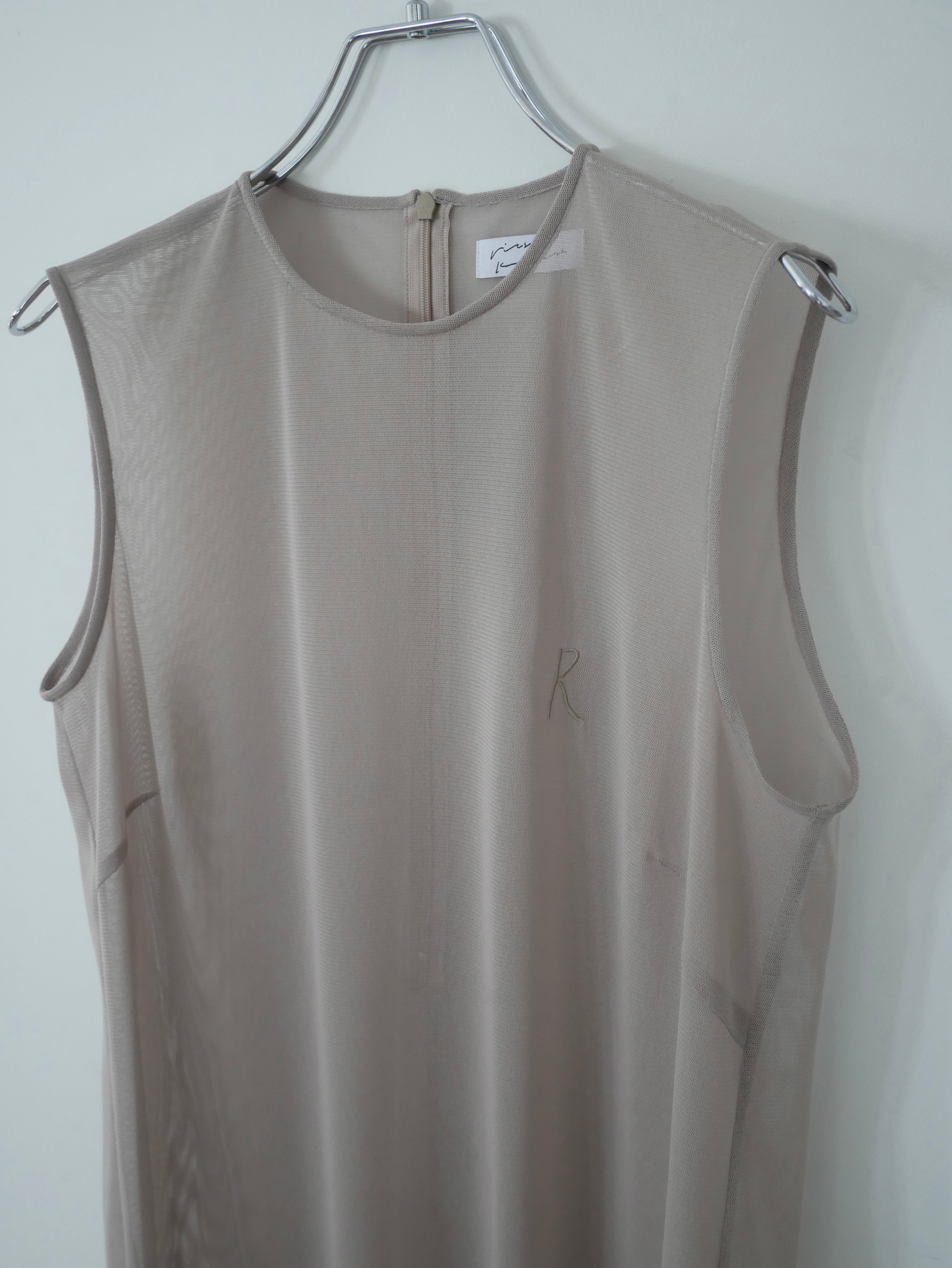 ◼︎See-through layered dress 〔plain〕 – RITSUKO KARITA