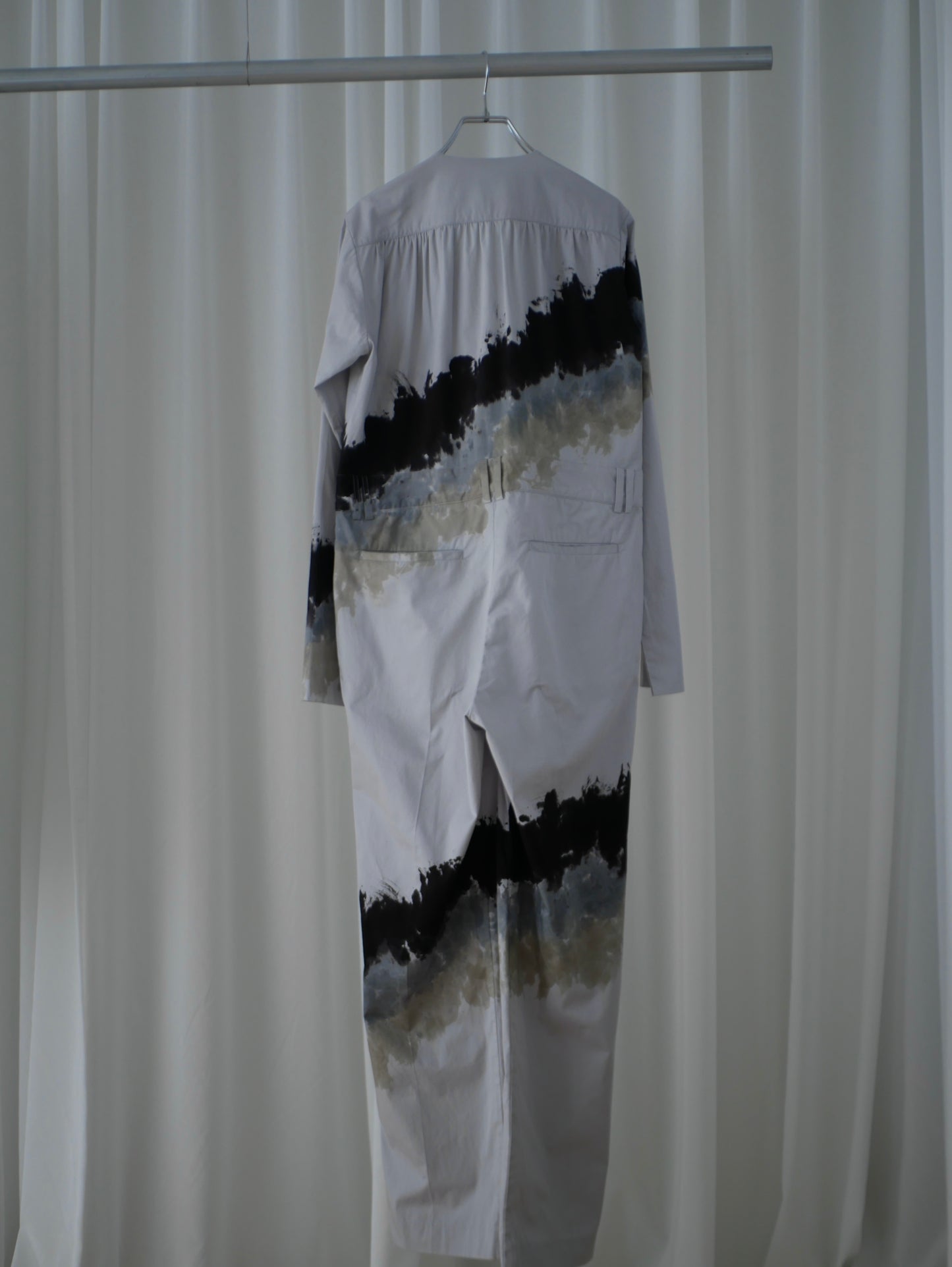 ◼︎Sumi-e V neck jump suits〔rich〕