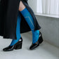〔plain〕  Frame high socks