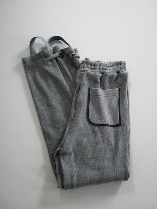 〔louise〕Rib knit leggings 【Gray Last one】